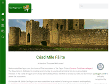 Tablet Screenshot of clanfagan.com